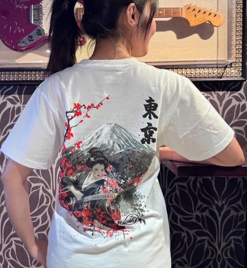 🌸🎸 Hard Rock Cafe Tokyo Rock Shop 限定Tシャツ